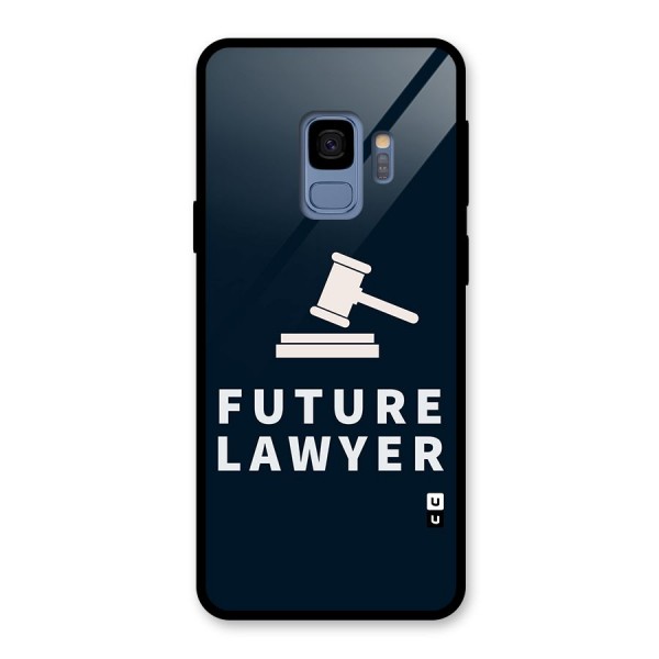 Future Lawyer Glass Back Case for Galaxy S9