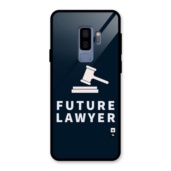 Future Lawyer Glass Back Case for Galaxy S9 Plus