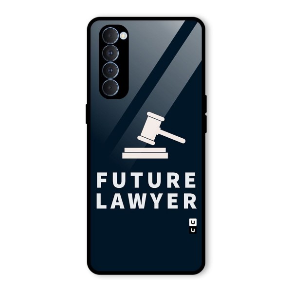 Future Lawyer Glass Back Case for Oppo Reno4 Pro