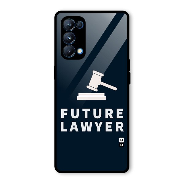 Future Lawyer Glass Back Case for Oppo Reno5 Pro 5G