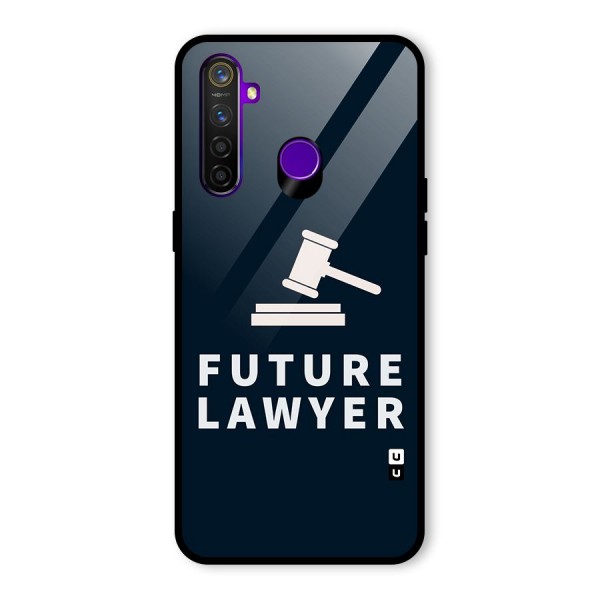 Future Lawyer Glass Back Case for Realme 5 Pro