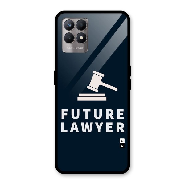 Future Lawyer Glass Back Case for Realme 8i