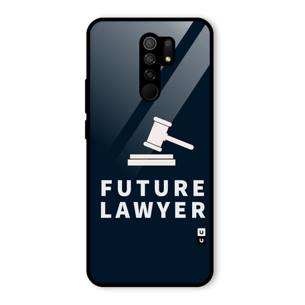 Future Lawyer Glass Back Case for Redmi 9 Prime