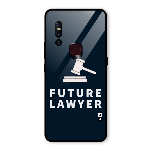 Future Lawyer Glass Back Case for Vivo V15