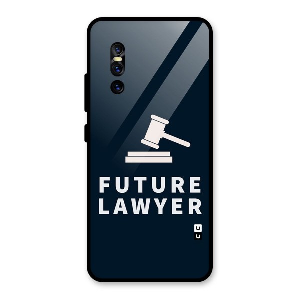 Future Lawyer Glass Back Case for Vivo V15 Pro