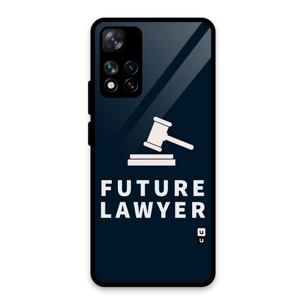 Future Lawyer Glass Back Case for Xiaomi 11i HyperCharge 5G