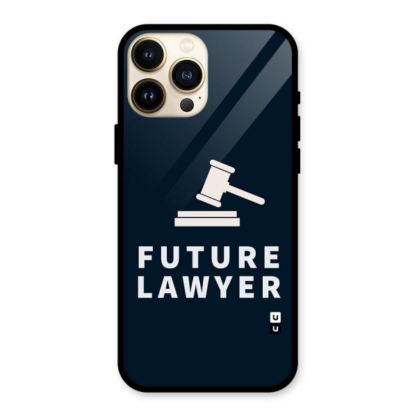 Future Lawyer Glass Back Case for iPhone 13 Pro Max