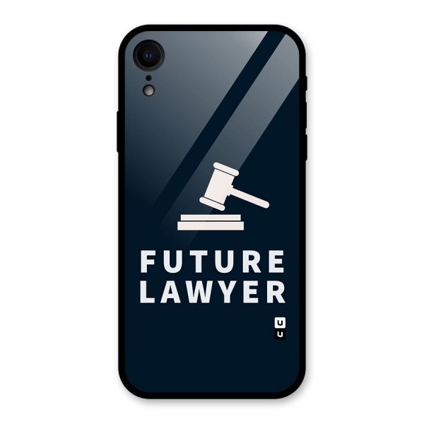 Future Lawyer Glass Back Case for iPhone XR