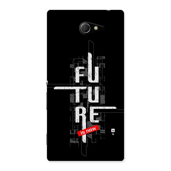 Future is Now Back Case for Xperia M2