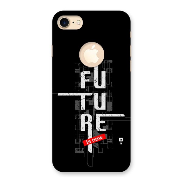 Future is Now Back Case for iPhone 8 Logo Cut