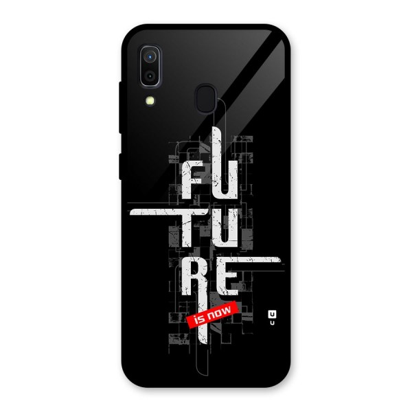 Future is Now Glass Back Case for Galaxy A30