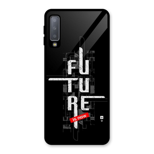 Future is Now Glass Back Case for Galaxy A7 (2018)