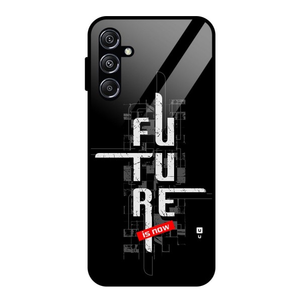 Future is Now Glass Back Case for Galaxy M34 5G