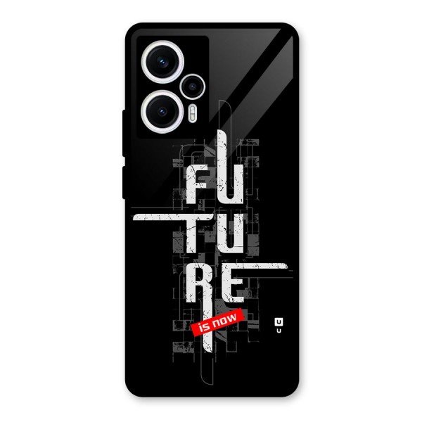 Future is Now Glass Back Case for Poco F5