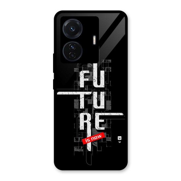 Future is Now Glass Back Case for Vivo T1 Pro