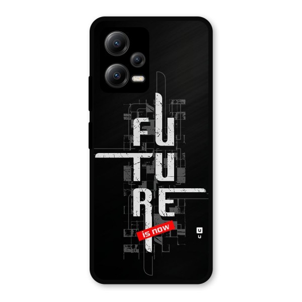 Future is Now Metal Back Case for Poco X5