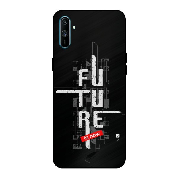 Future is Now Metal Back Case for Realme C3