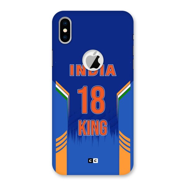 GOAT KING Back Case for iPhone XS Logo Cut