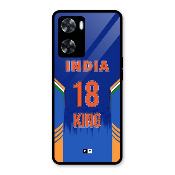 GOAT KING Glass Back Case for Oppo A77s