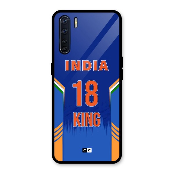 GOAT KING Glass Back Case for Oppo F15