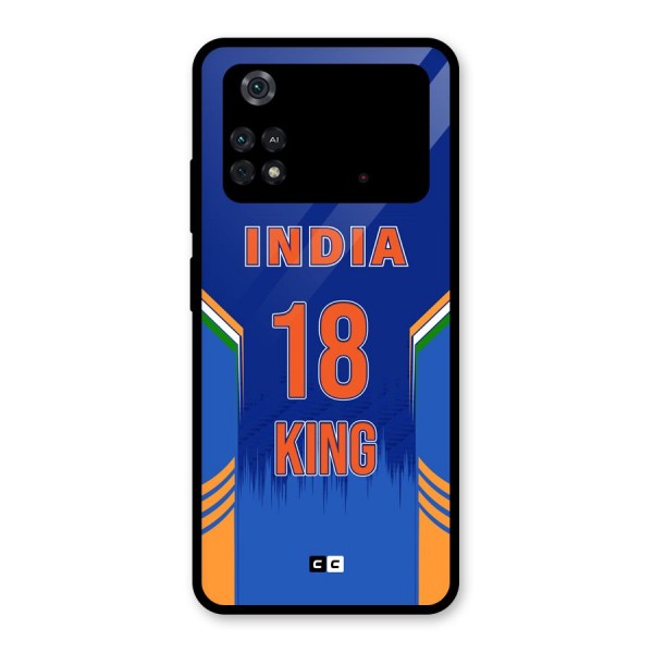 GOAT KING Glass Back Case for Poco M4 Pro 4G