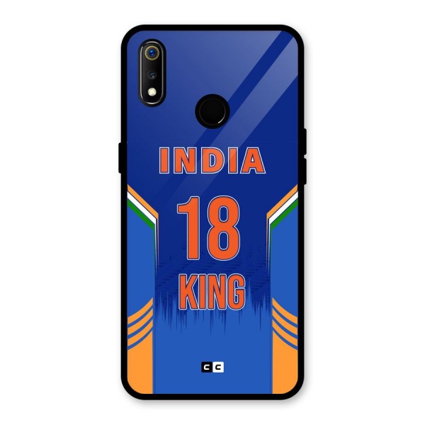 GOAT KING Glass Back Case for Realme 3