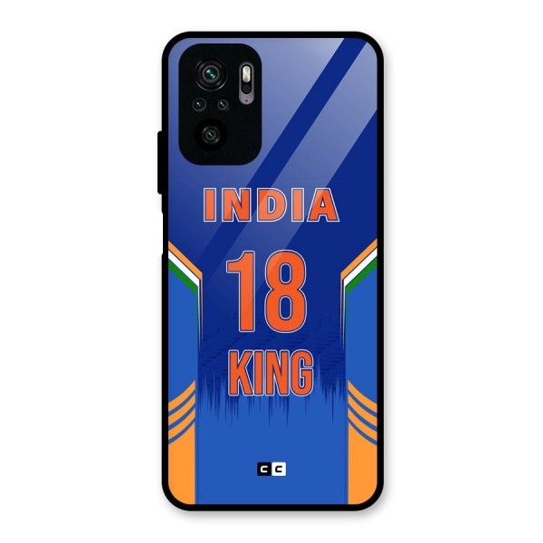 GOAT KING Glass Back Case for Redmi Note 10