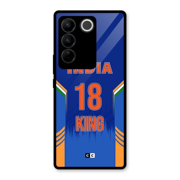 GOAT KING Glass Back Case for Vivo V27 Pro