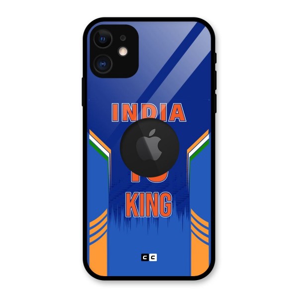 GOAT KING Glass Back Case for iPhone 11 Logo Cut