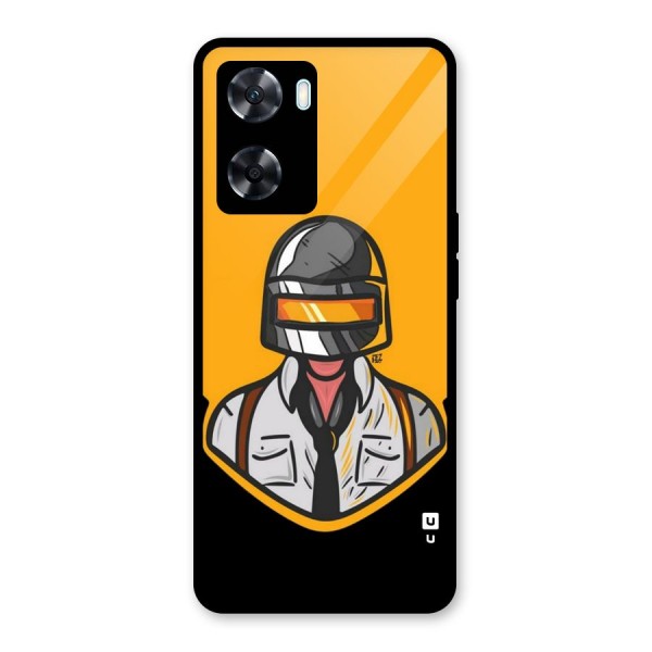 Game Lover Glass Back Case for Oppo A77s