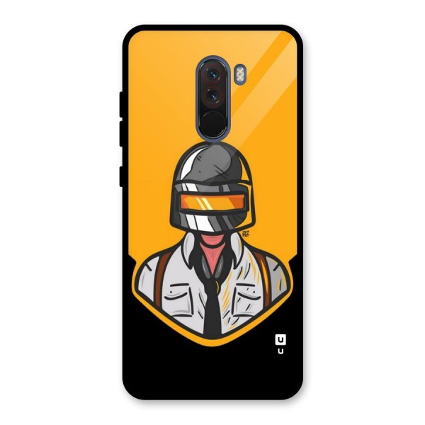 Game Lover Glass Back Case for Poco F1