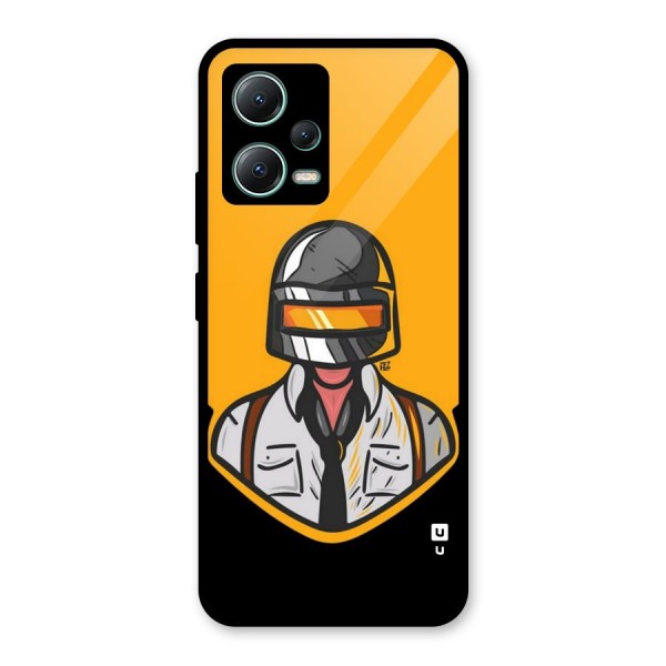 Game Lover Glass Back Case for Poco X5