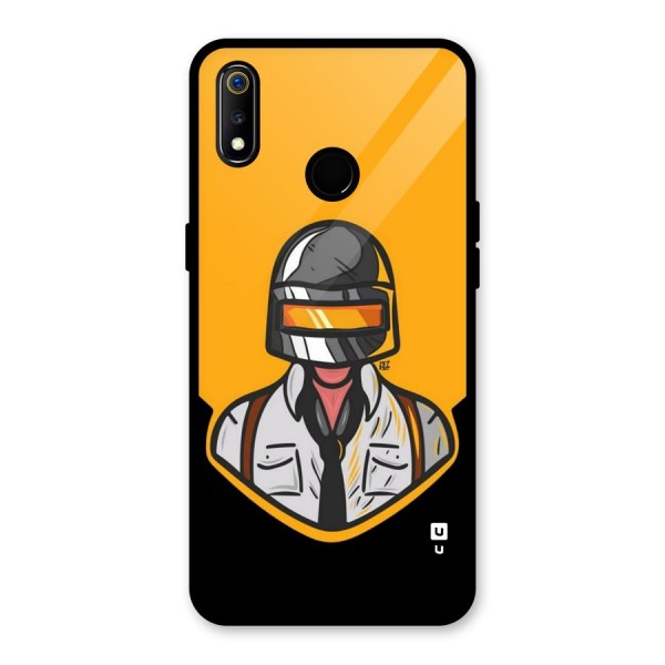 Game Lover Glass Back Case for Realme 3