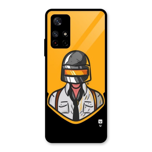 Game Lover Glass Back Case for Redmi Note 11T 5G