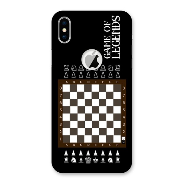 Game Of Legends Back Case for iPhone XS Logo Cut