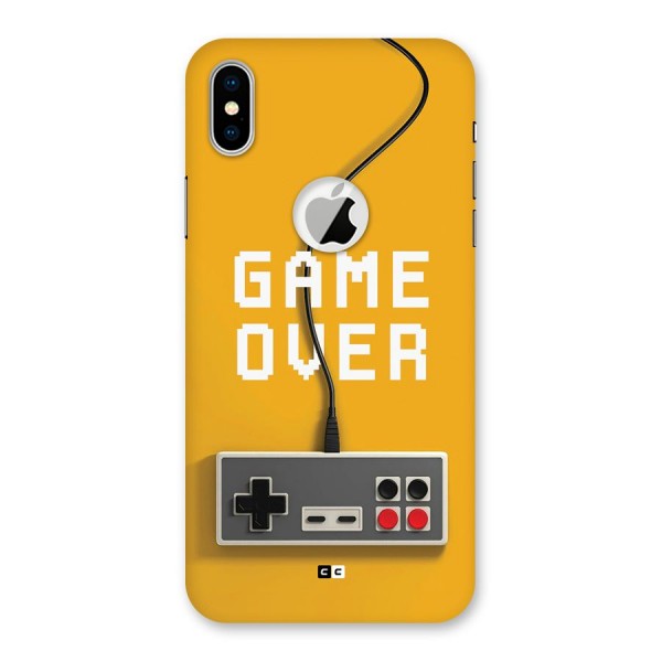 Game Over Remote Back Case for iPhone XS Logo Cut