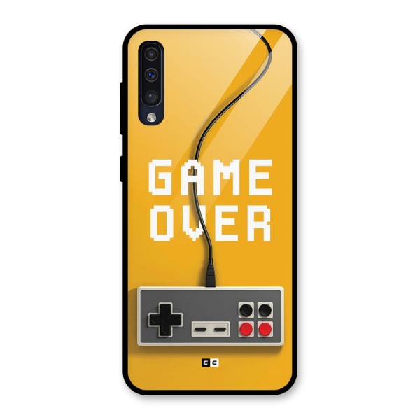 Game Over Remote Glass Back Case for Galaxy A50s