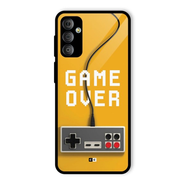 Game Over Remote Glass Back Case for Galaxy F23