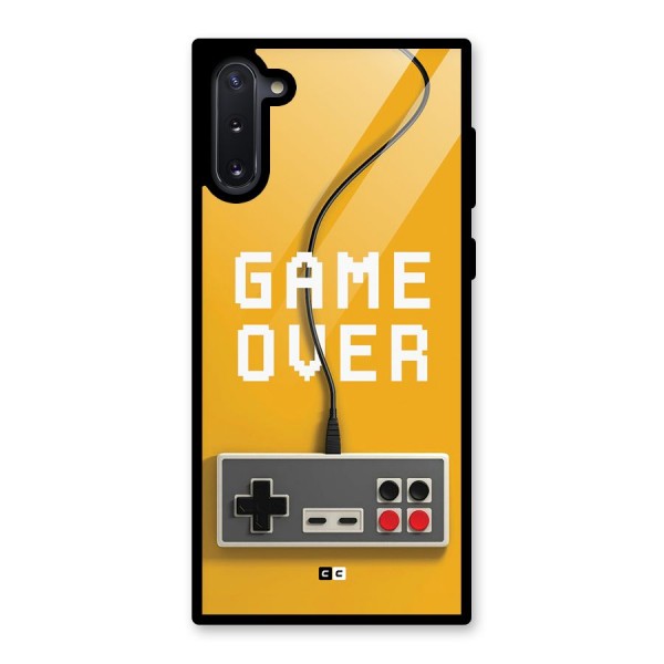 Game Over Remote Glass Back Case for Galaxy Note 10