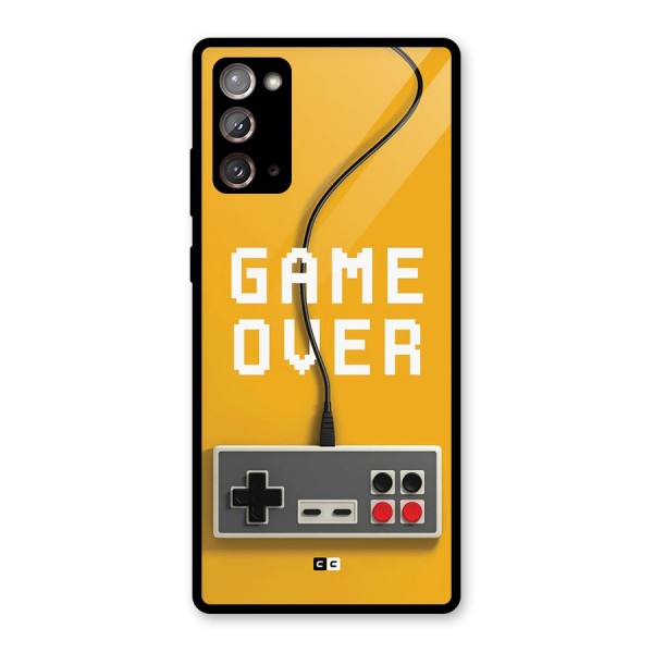 Game Over Remote Glass Back Case for Galaxy Note 20