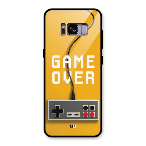 Game Over Remote Glass Back Case for Galaxy S8