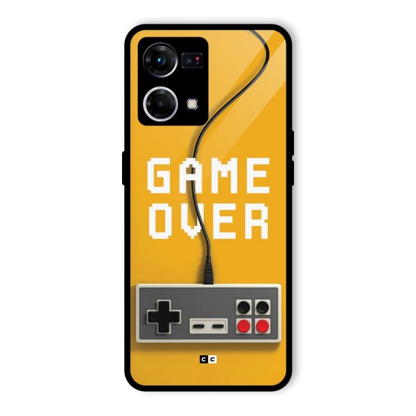 Game Over Remote Glass Back Case for Oppo F21 Pro 4G