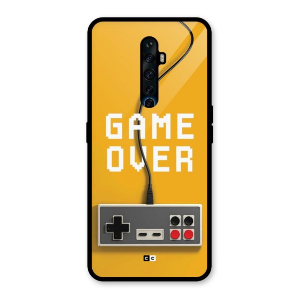 Game Over Remote Glass Back Case for Oppo Reno2 F