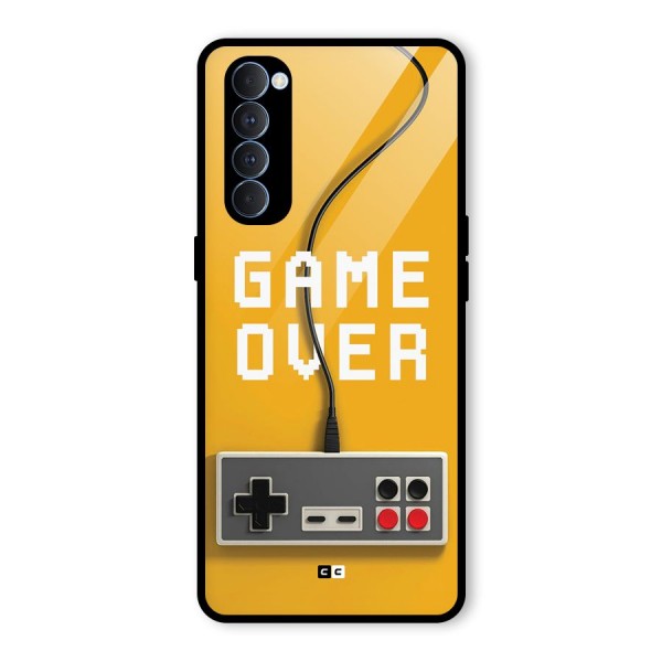 Game Over Remote Glass Back Case for Oppo Reno4 Pro