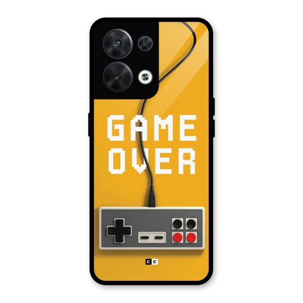 Game Over Remote Glass Back Case for Oppo Reno8 5G