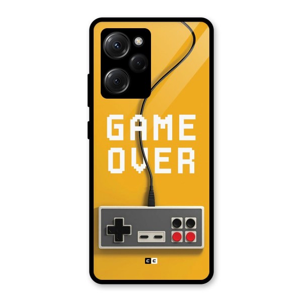 Game Over Remote Glass Back Case for Poco X5 Pro