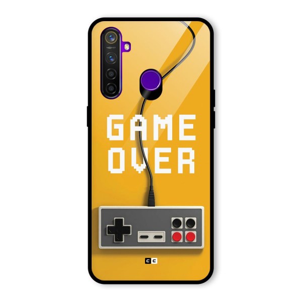 Game Over Remote Glass Back Case for Realme 5 Pro