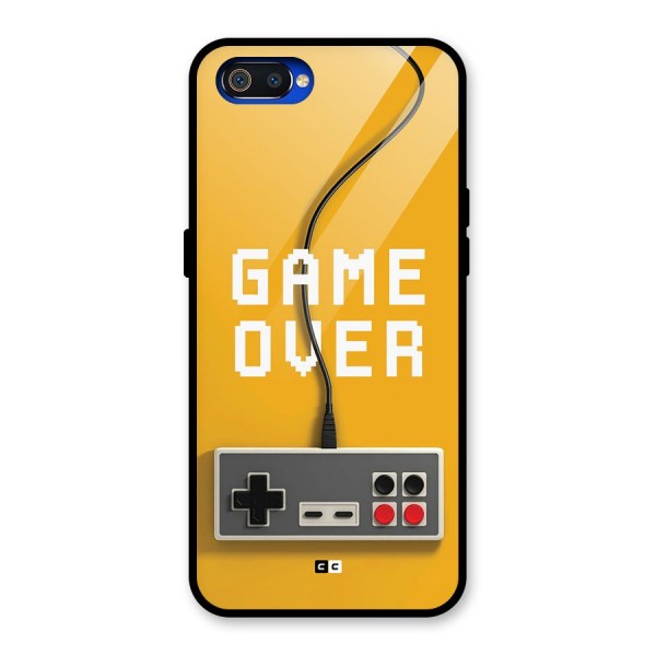 Game Over Remote Glass Back Case for Realme C2