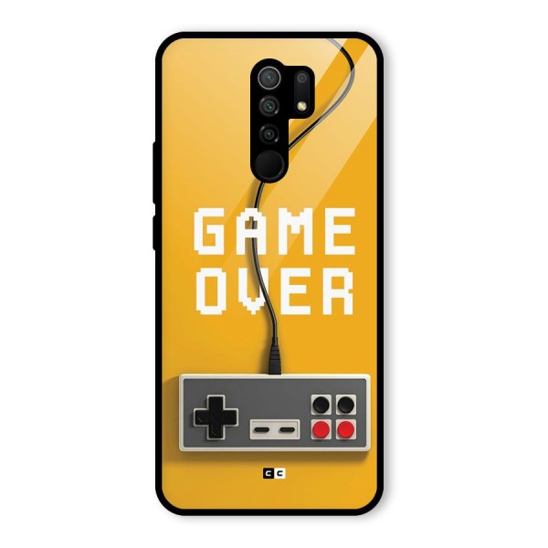 Game Over Remote Glass Back Case for Redmi 9 Prime