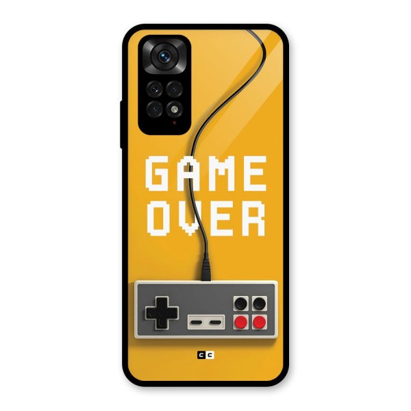 Game Over Remote Glass Back Case for Redmi Note 11